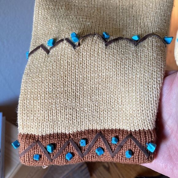 Storybook Knits Button Down Southwestern Embellished Sweater Size Small - Picture 6 of 16
